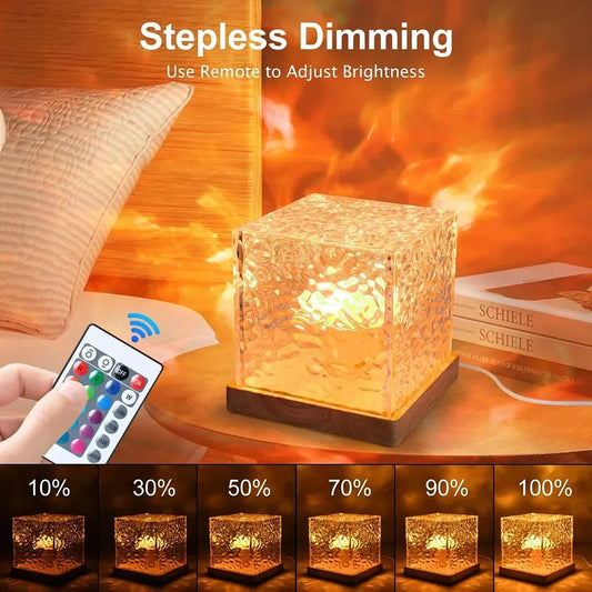 RGB Aurora Ocean Wave Projection Night Light