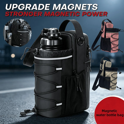 Magnetic Reflective Water Bottle Holder Bag