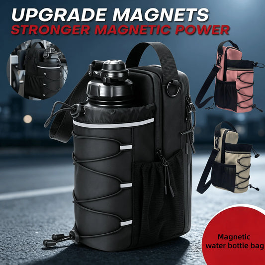 Magnetic Reflective Water Bottle Holder Bag