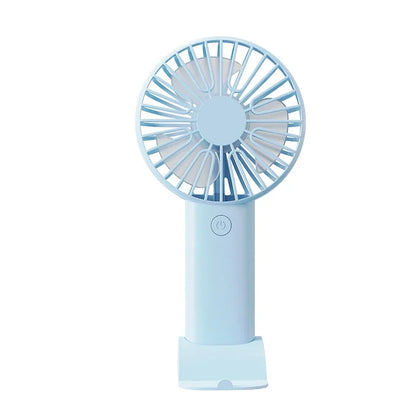 BreezeGo 3-in-1 Mini Handheld Fan – Portable USB Rechargeable Desk & Travel Fan