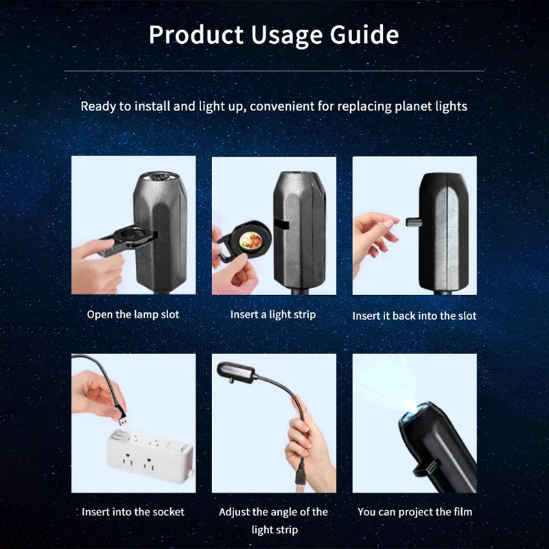USB Planet Projector Lamp