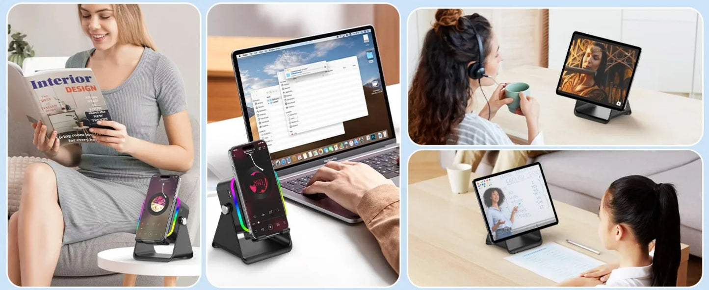 SoundGlow 5-in-1 Smart Induction Speaker
