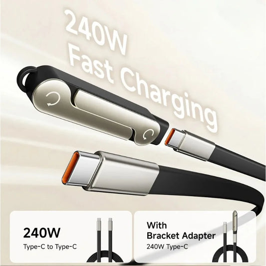 L-Flow 240W Type-C Fast Charging Cable