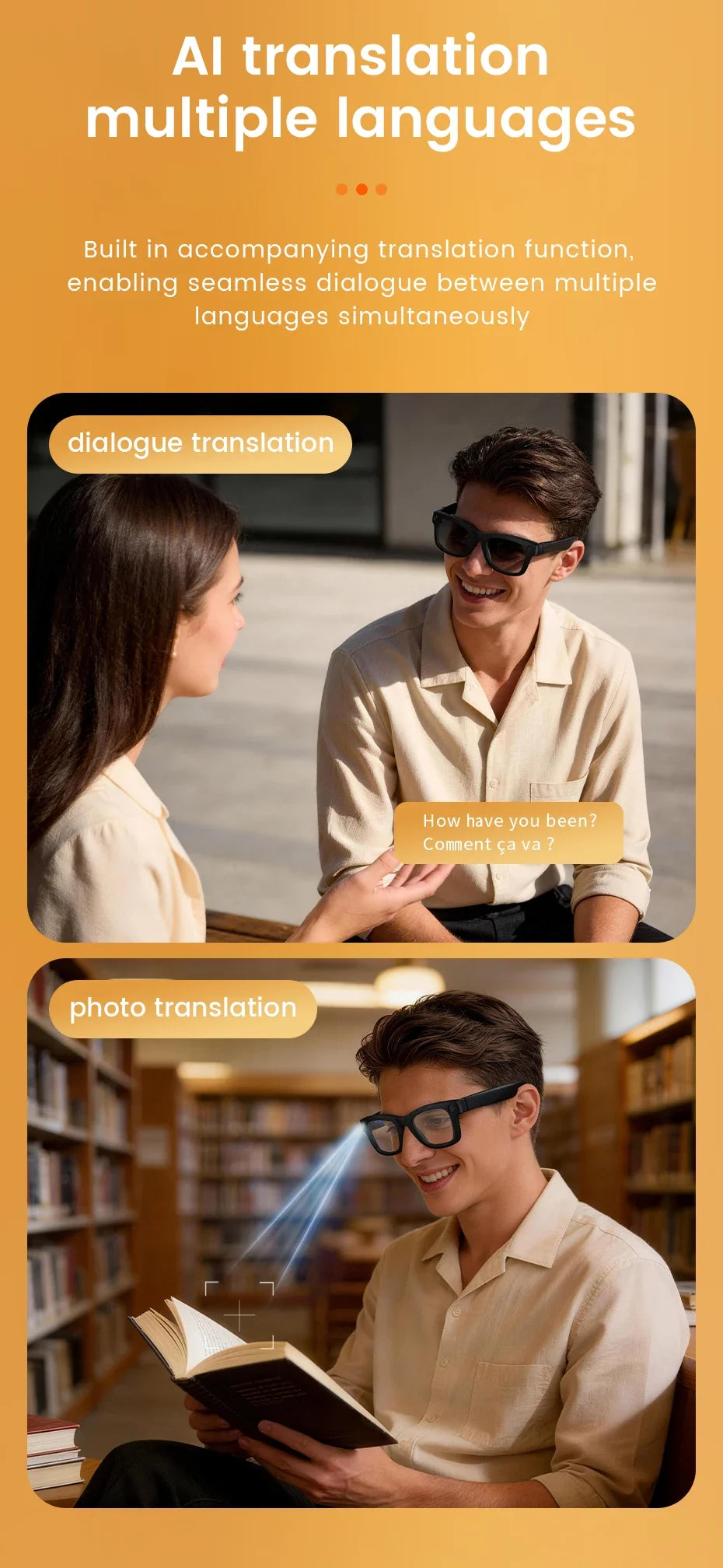 VisionSync AI Smart Glasses