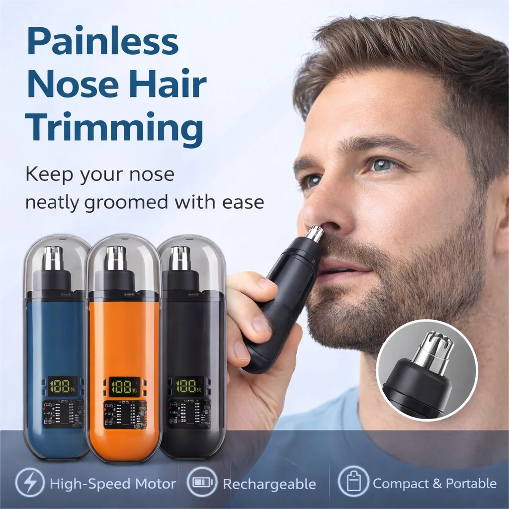 USB Rechargeable Nose Hair Trimmer