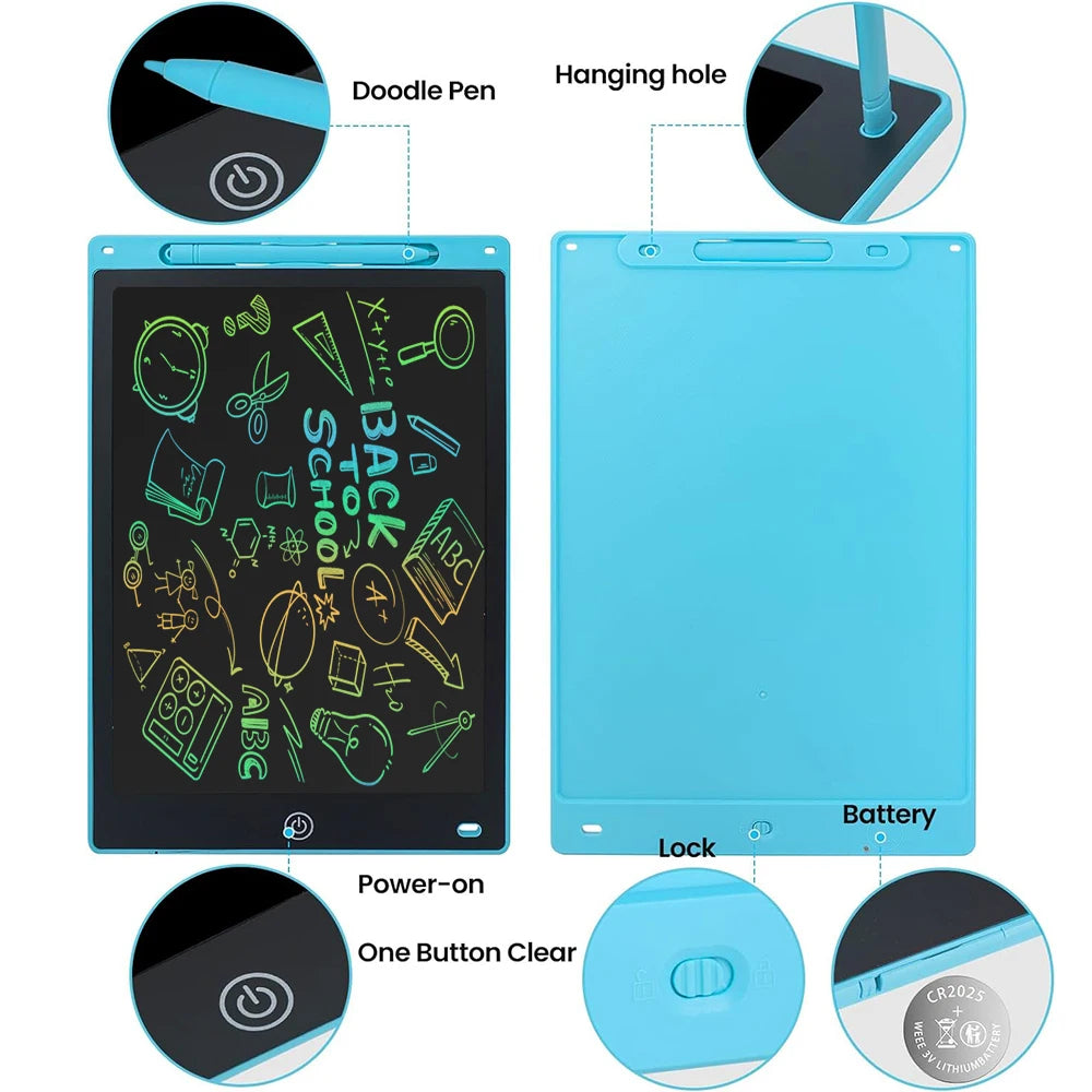 12 Inch LCD Drawing Board Electronic Writing Tablet