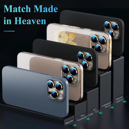 Full-Cover Tempered Glass Camera Lens Protector for iPhone