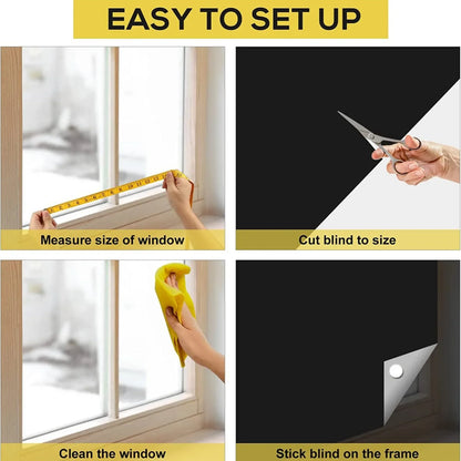 NightSeal 100% Blackout Window Privacy Cover