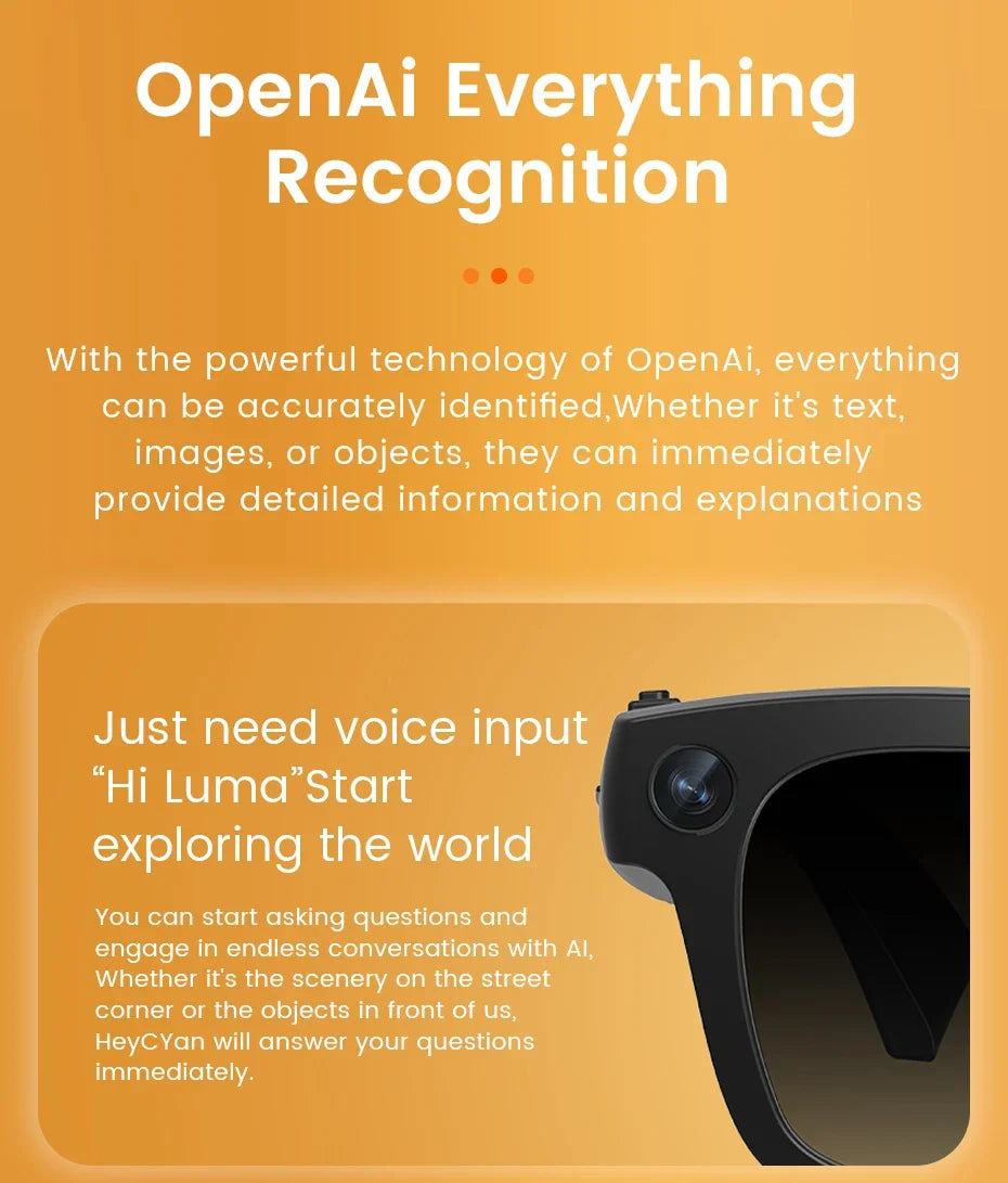VisionSync AI Smart Glasses