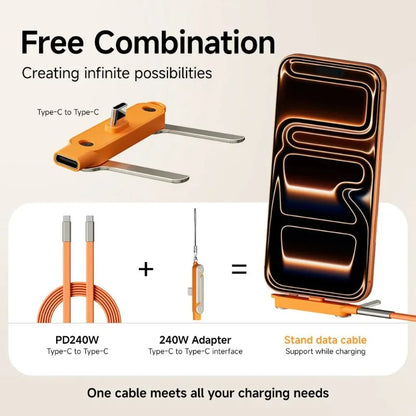 L-Flow 240W Type-C Fast Charging Cable
