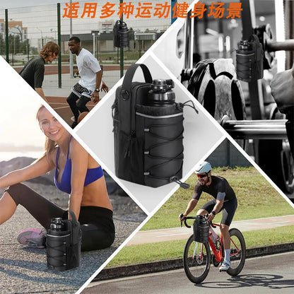 Magnetic Reflective Water Bottle Holder Bag