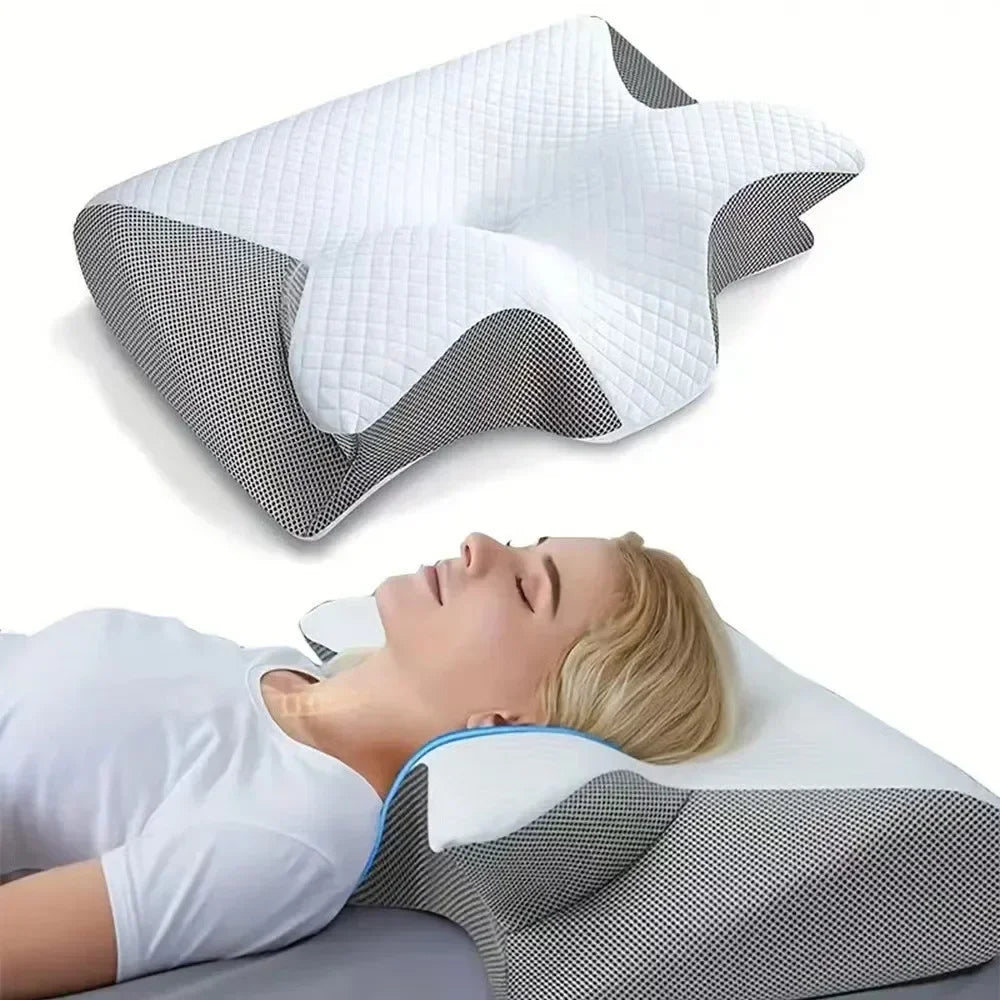 Ergonomic Butterfly Memory Foam Cervical Pillow