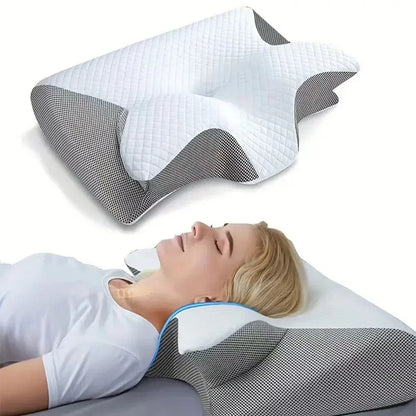 Ergonomic Butterfly Memory Foam Cervical Pillow
