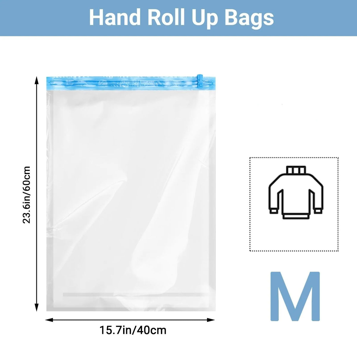 Roll-Up Travel Compression Bags – No Vacuum Required