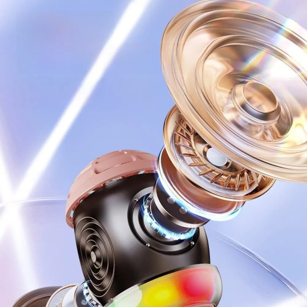 EchoGlow RGB Karaoke Microphone