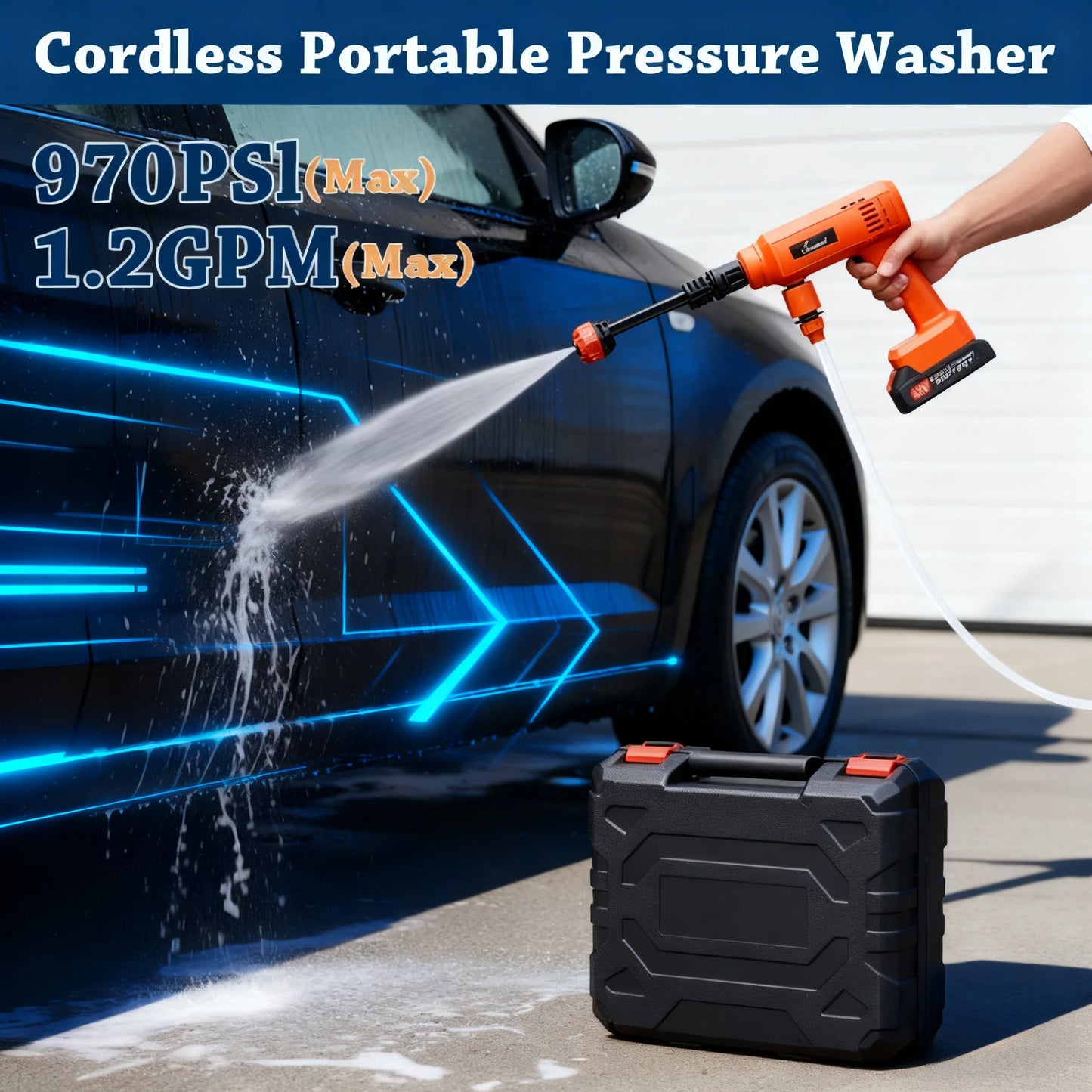 AquaForce Pro Cordless Pressure Washer