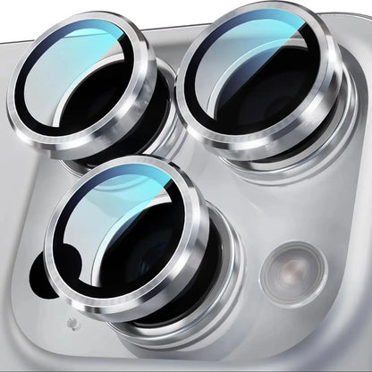 Full-Cover Tempered Glass Camera Lens Protector for iPhone