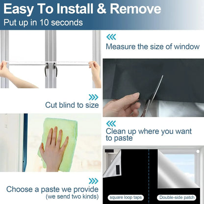 NightSeal 100% Blackout Window Privacy Cover