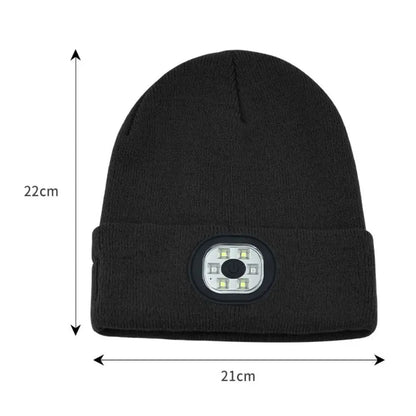 GlowBeat LED Bluetooth Beanie Hat