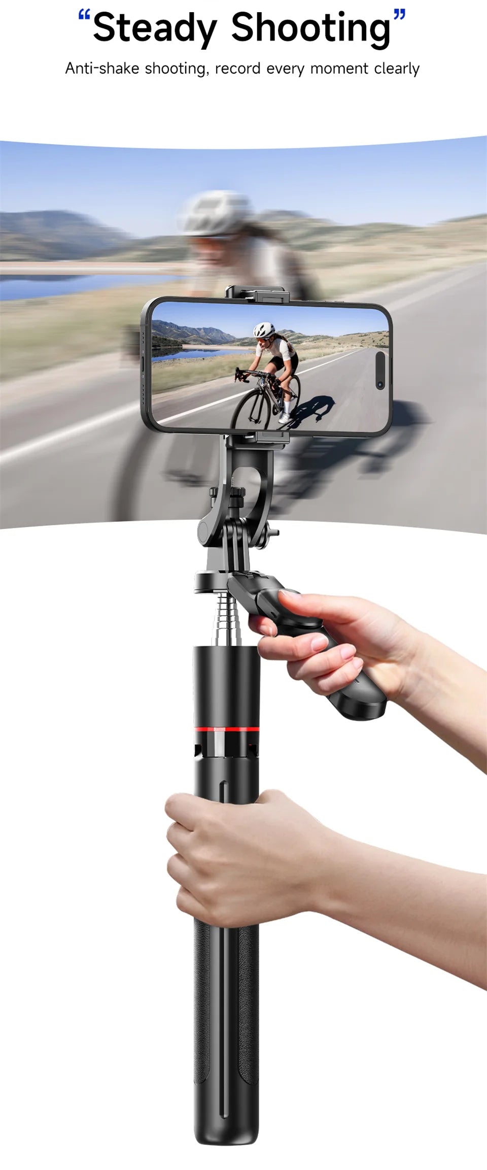 Wireless Bluetooth Selfie Stick Tripod – Extendable 170 cm Phone Stand