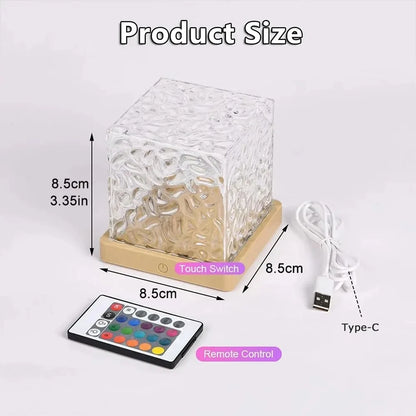RGB Aurora Ocean Wave Projection Night Light