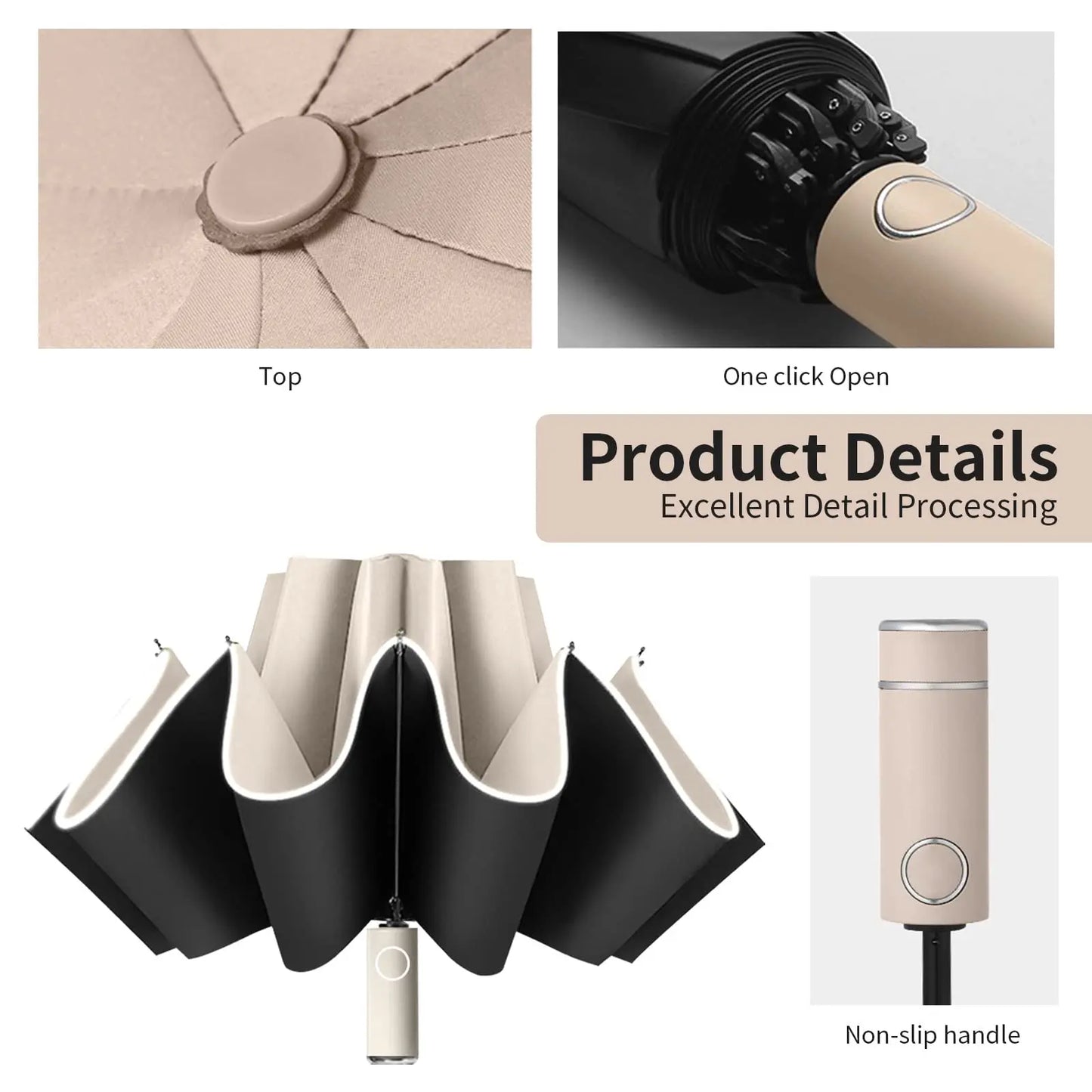 StormClip Reverse Folding Umbrella