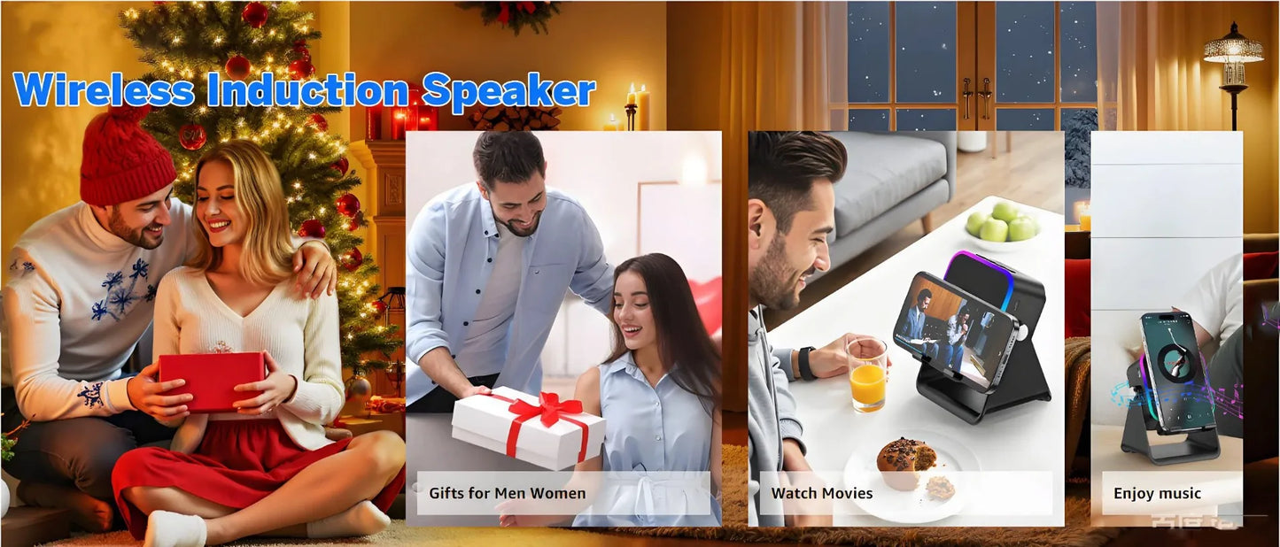 SoundGlow 5-in-1 Smart Induction Speaker