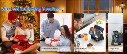 SoundGlow 5-in-1 Smart Induction Speaker