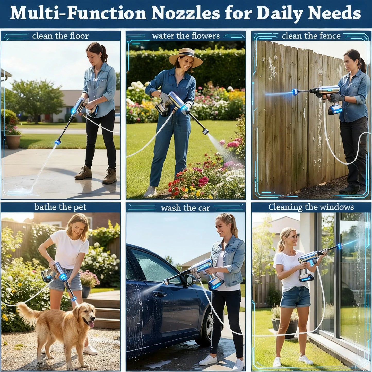 AquaForce Pro Cordless Pressure Washer