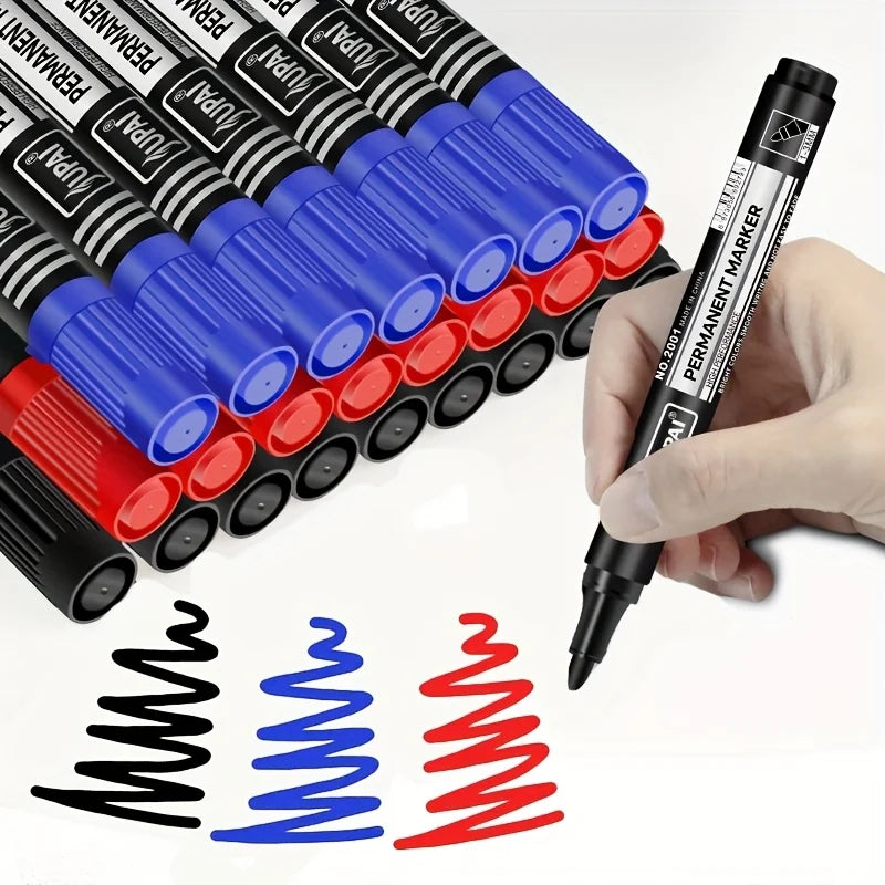 🖊️ 3-Color Permanent Waterproof Marker Set