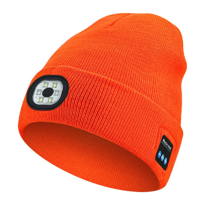 GlowBeat LED Bluetooth Beanie Hat