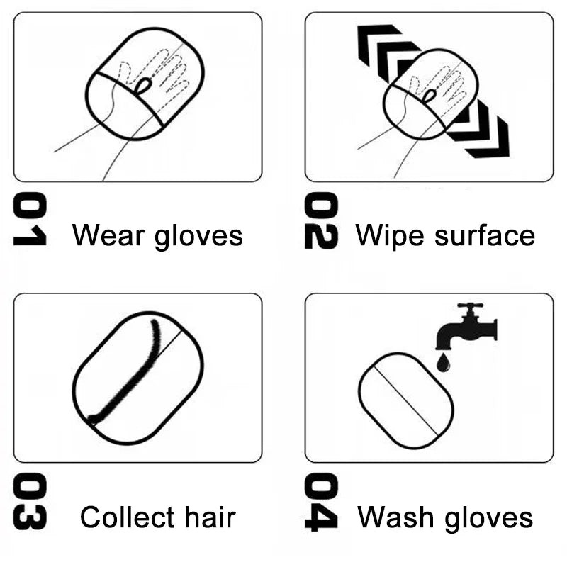 Pet Grooming Gloves [ IMPORTED ]