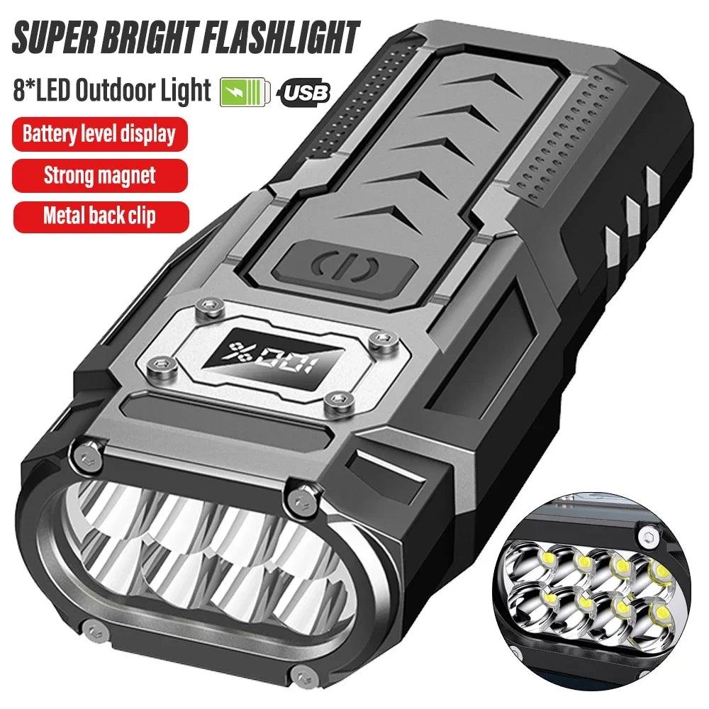 Super Bright LED Flashlight Rechargeable