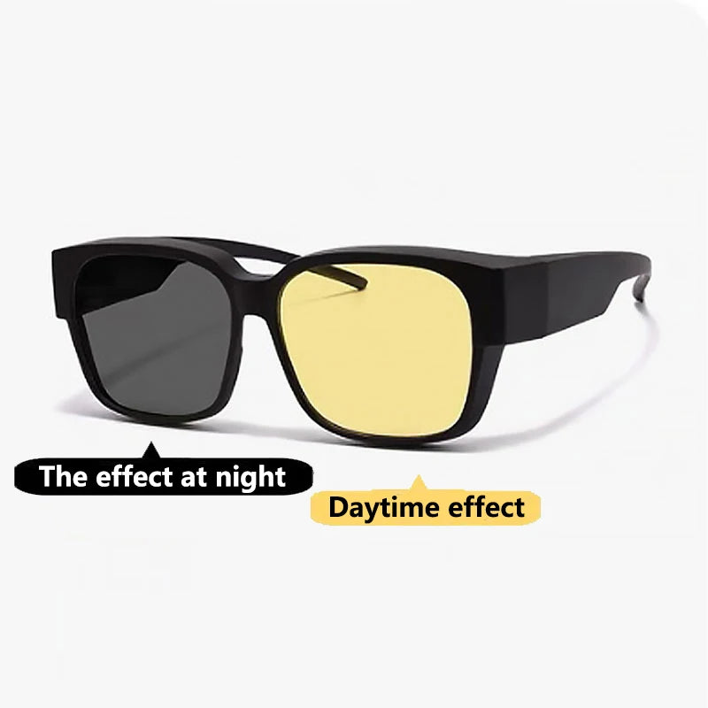 Clip-On Night Vision Glasses for Driving & Low-Light Use