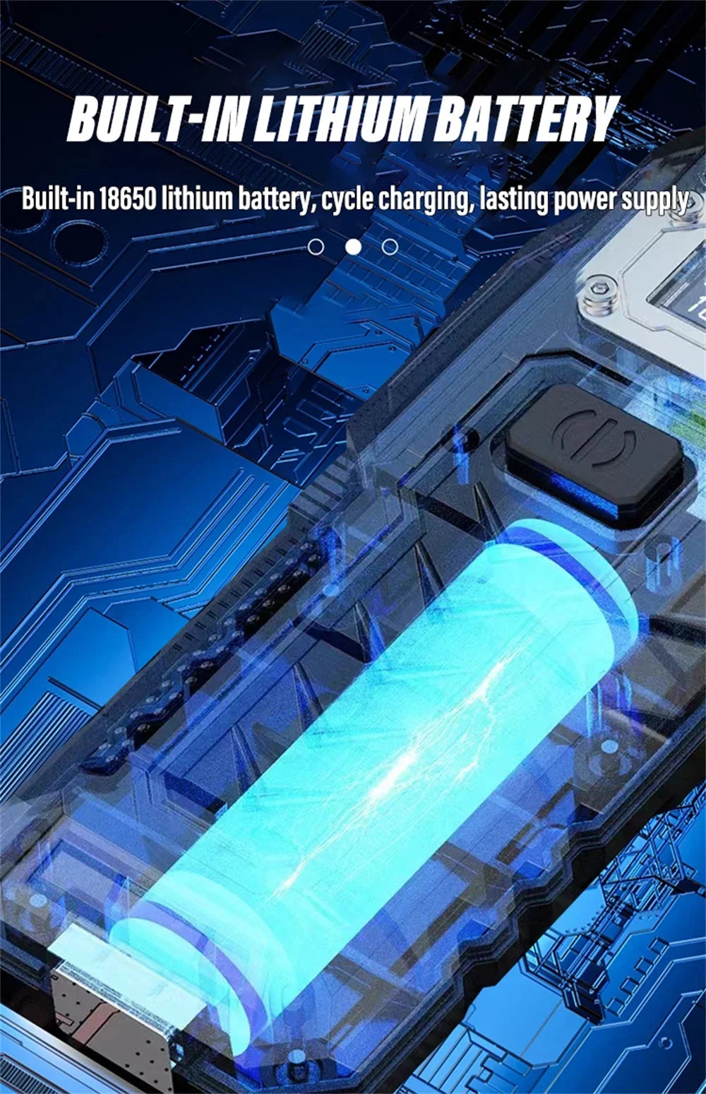 Super Bright LED Flashlight Rechargeable