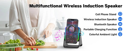 SoundGlow 5-in-1 Smart Induction Speaker