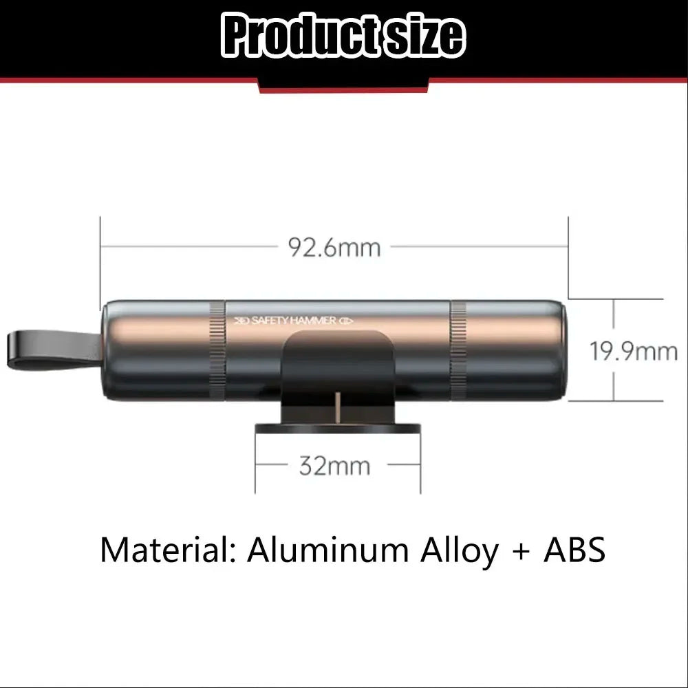 Car Safety Hammer [2in1]