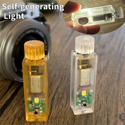 DynamoSpin Hand-Crank EDC Fidget Light