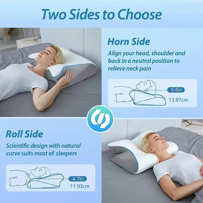 Ergonomic Butterfly Memory Foam Cervical Pillow