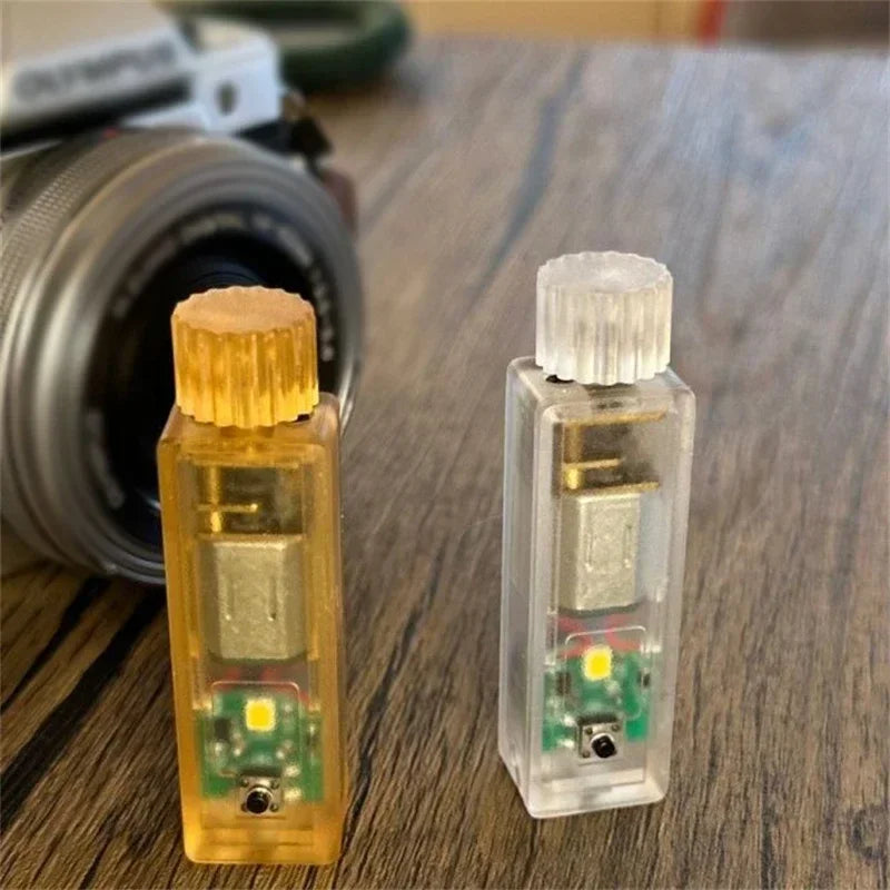 DynamoSpin Hand-Crank EDC Fidget Light