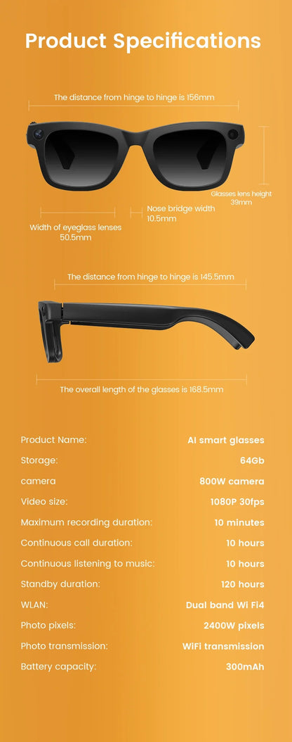 VisionSync AI Smart Glasses