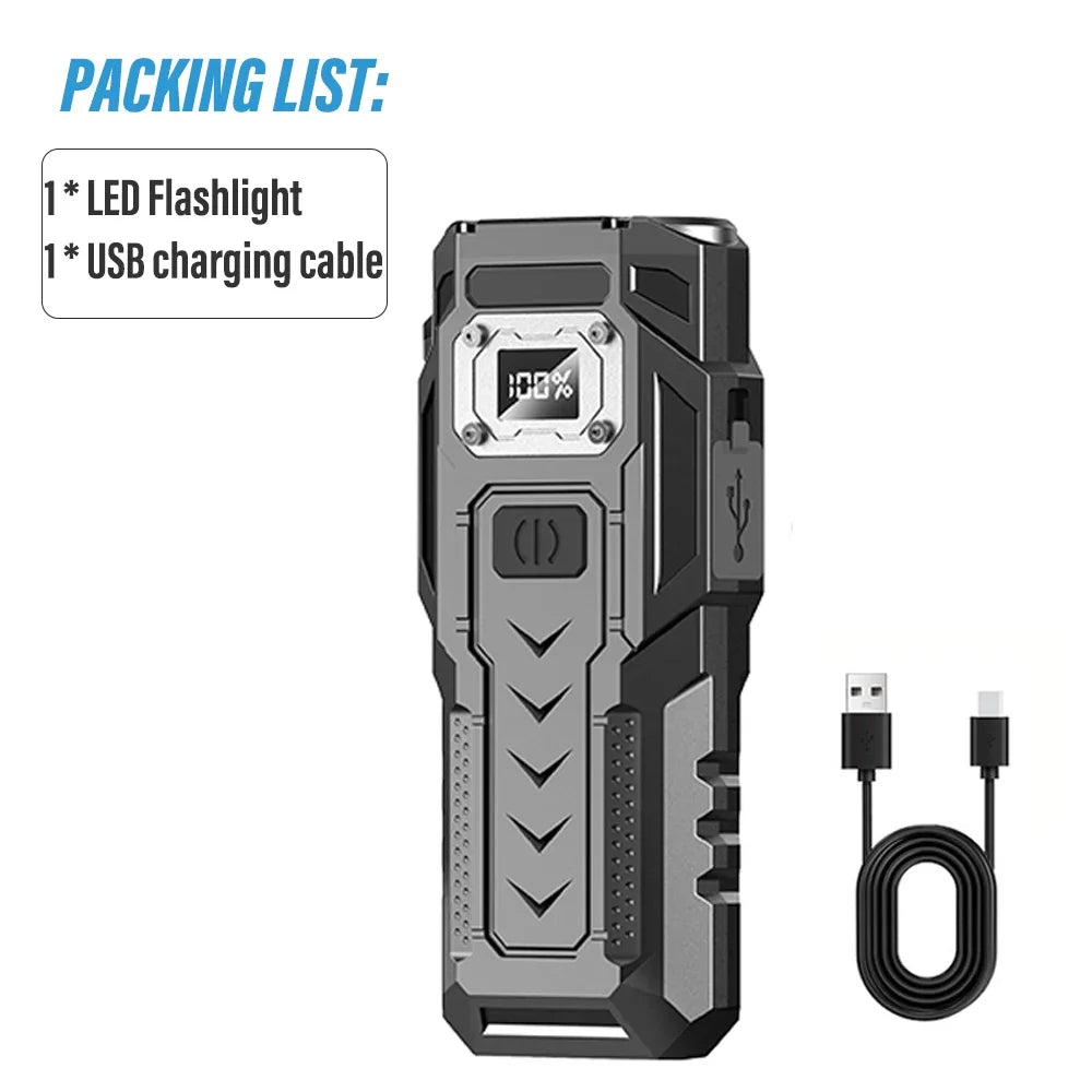 Super Bright LED Flashlight Rechargeable