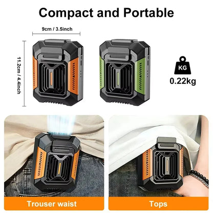 Portable Waist AC with PowerBank