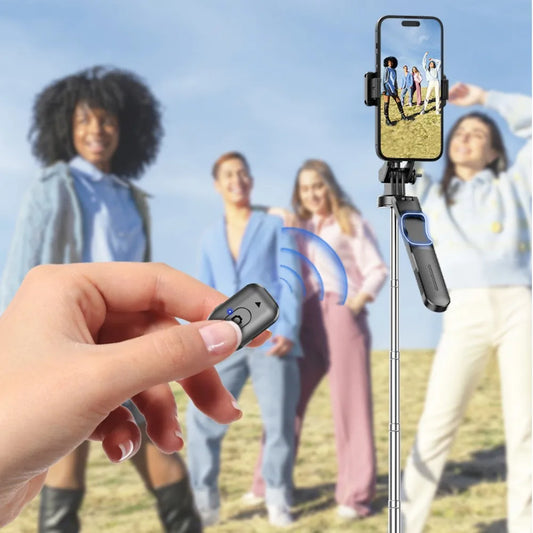 Wireless Bluetooth Selfie Stick Tripod – Extendable 170 cm Phone Stand