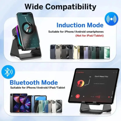 SoundGlow 5-in-1 Smart Induction Speaker