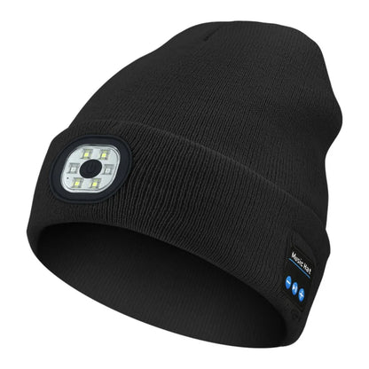 GlowBeat LED Bluetooth Beanie Hat