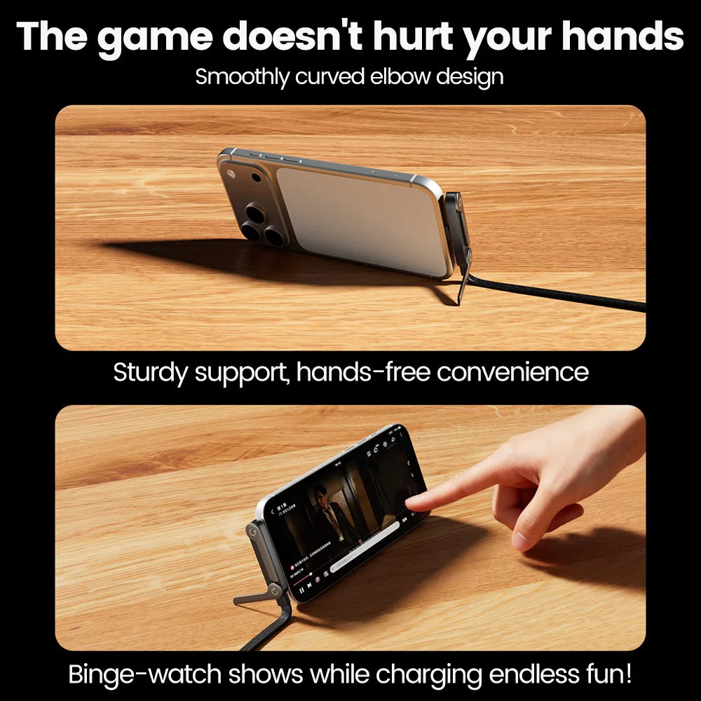 FlexCharge Elbow Pro – 240W Type-C Fast Charging Cable