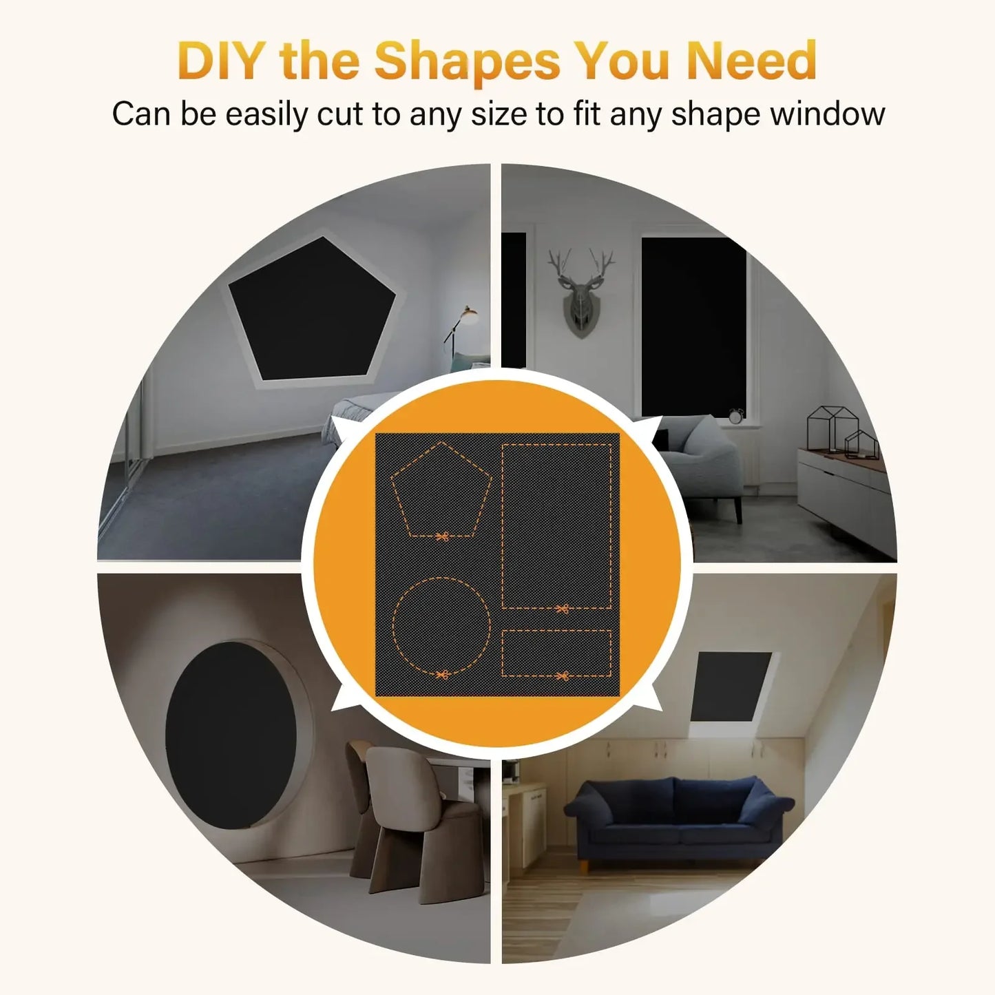 NightSeal 100% Blackout Window Privacy Cover