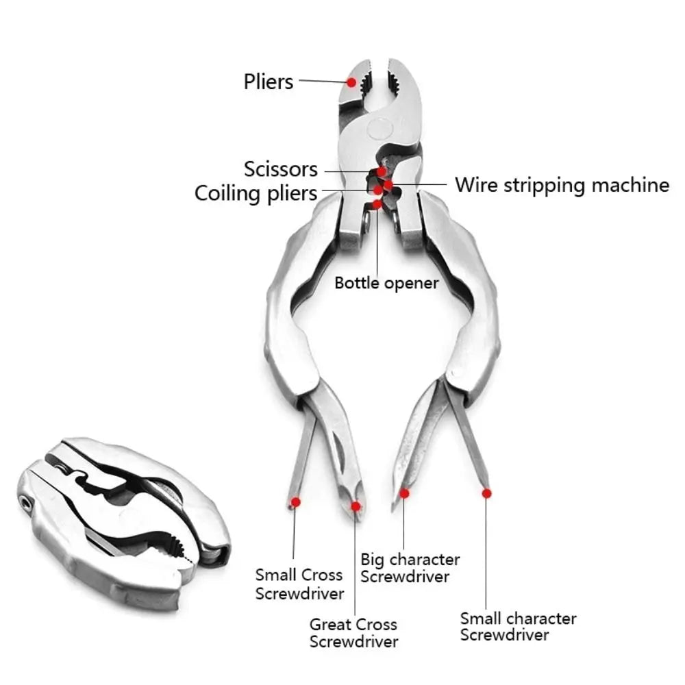 GripMini Multi-purpose 9 in 1 Pocket Plier