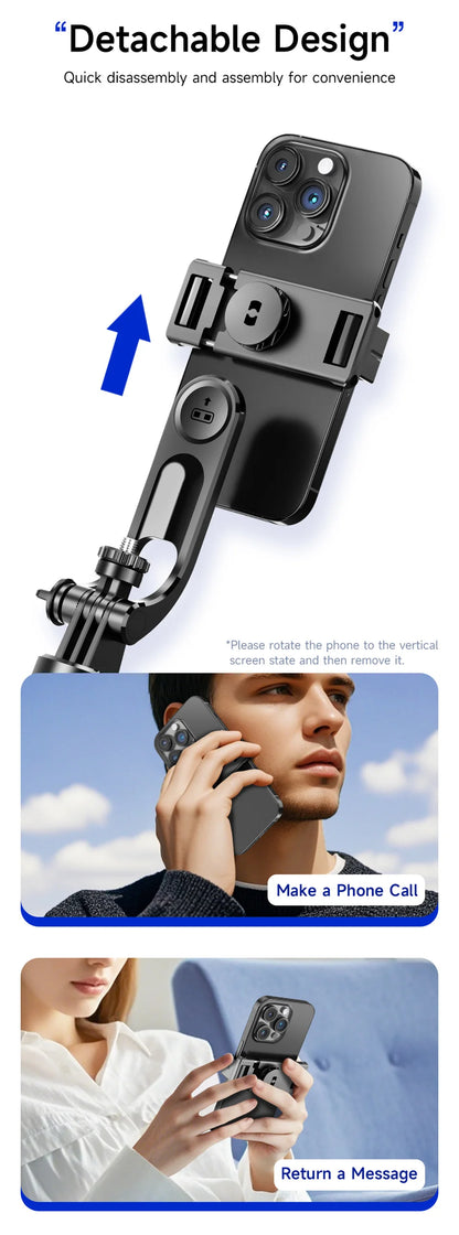 Wireless Bluetooth Selfie Stick Tripod – Extendable 170 cm Phone Stand